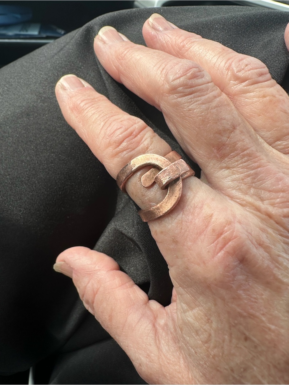 Handmade Copper Band Ring | Men’s Artisan Ring | Adjustable Custom Size